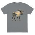 Terrain Grey Acadia National Park Moose Wild Within organic cotton tee, front view