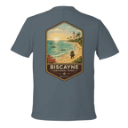 Gray t-shirt with a Biscayne National Park graphic on the back