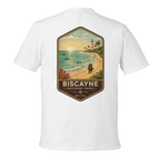White t-shirt with a Biscayne National Park graphic on the back