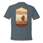 Gray t-shirt with a 'Death Valley National Park' graphic on the back
