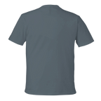 Blank Back of gray Glacier National Park  t-shirt on a white background