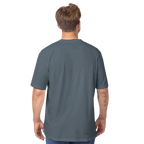 Man wearing a Sexy and I Tow IT gray t-shirt on a white background