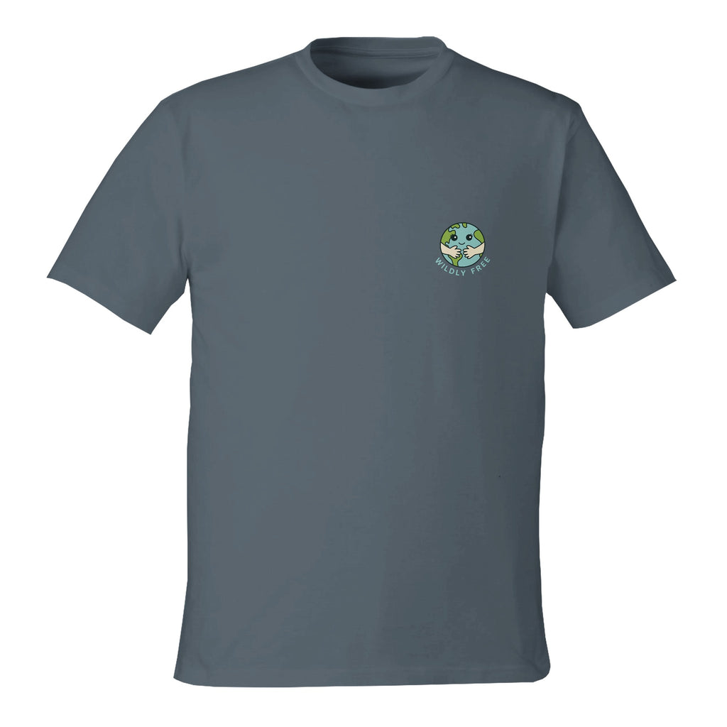 Front of Grey Wildly Free T-Shirt