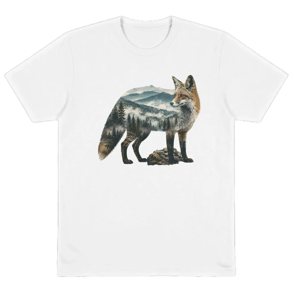 Great Smoky Mountains Fox T-Shirt – Wild Within Organic Cotton Tee