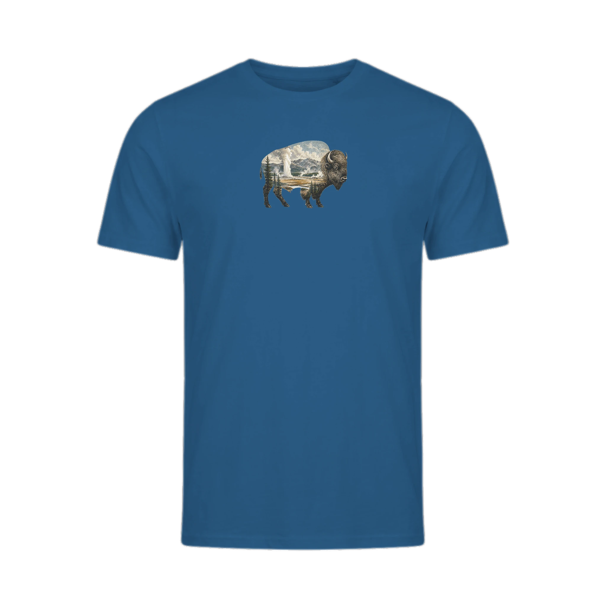 Yellowstone National Park Bison Wild Within organic cotton t-shirt, additional color option